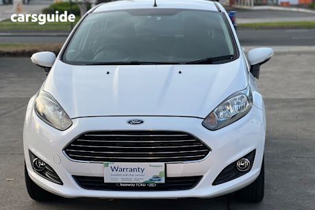 White 2014 Ford Fiesta Hatchback Trend