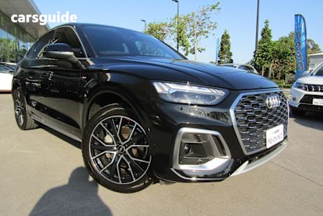 Black 2021 Audi Q5 Sportback 45 Tfsi Quattro S Line Mhev