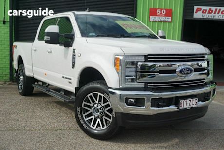 White 2019 Ford F250 Ute Tray LARIAT FX4