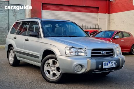 Silver 2002 Subaru Forester Wagon Xs Luxury