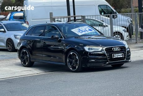 Black 2014 Audi A3 Hatch AMBITION F