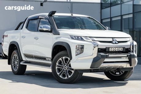 White 2021 Mitsubishi Triton Ute Tray GLS 4X4