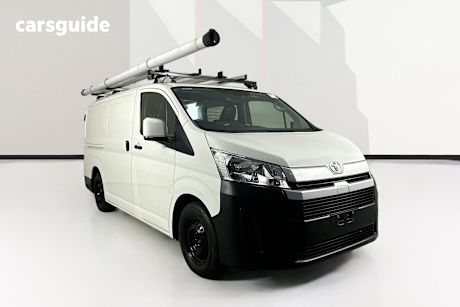 White 2020 Toyota HiAce Van Lwb