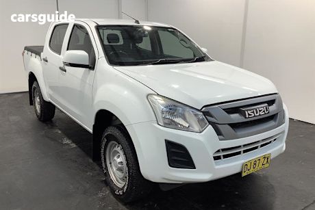 White 2016 Isuzu D-MAX Crew Cab Utility Sx Hi-Ride (4X2)
