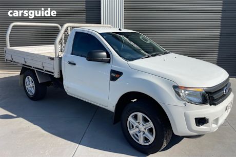 White 2013 Ford Ranger Ute Tray XL 4X4