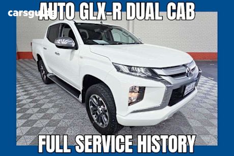 White 2020 Mitsubishi Triton Ute Tray GLX-R 4X4