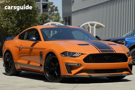 Orange 2019 Ford Mustang Fastback R-Spec