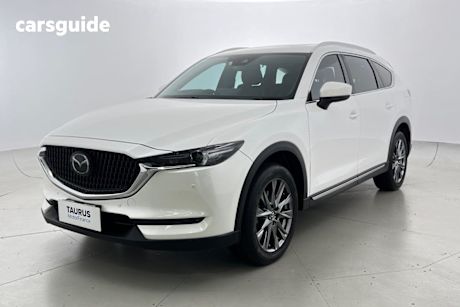 White 2021 Mazda CX-8 SUV GT F