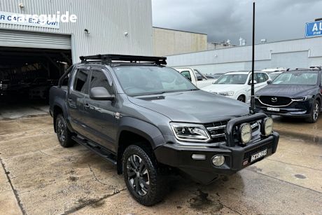 Grey 2018 Volkswagen Amarok Dual Cab Utility V6 Tdi 550 Dark Label