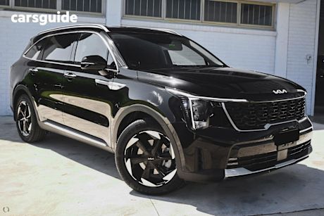 Black 2025 Kia Sorento SUV SPORT+ 4X4