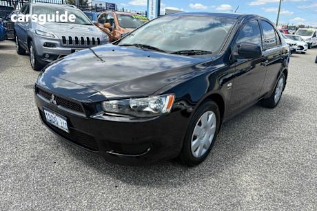 Black 2009 Mitsubishi Lancer Hatch ES F