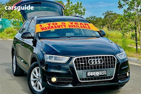 Black 2012 Audi Q3 Wagon 2.0 Tfsi Quattro (125Kw)