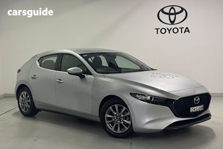 Silver 2020 Mazda 3 Hatchback G20 Pure