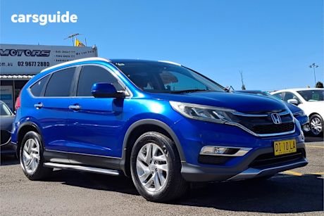 Blue 2015 Honda CR-V SUV VTI-S 4X4
