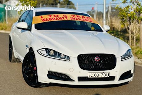 White 2014 Jaguar XF Sedan 3.0 Sv6 Luxury