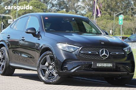 Black 2025 Mercedes-Benz GLC-Class Coupe GLC300 4WD