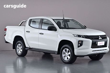 White 2023 Mitsubishi Triton Double Cab Pick Up Glx+ (4X4)