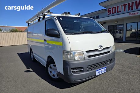 White 2008 Toyota HiAce Van Lwb