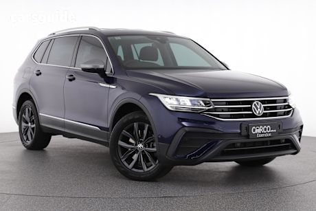 Blue 2022 Volkswagen Tiguan SUV 132TSI LIFE ALLSPACE 4WD