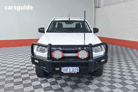 White 2020 Isuzu D-MAX Ute Tray SX 4X4
