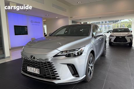 Grey 2024 Lexus RX SUV RX350H LUXURY F