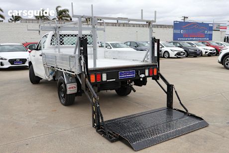 White 2020 Toyota Hilux Ute Tray WORKMATE R