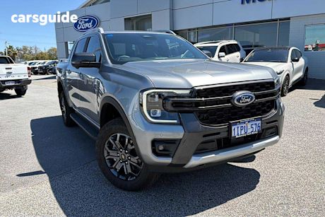Silver 2025 Ford Ranger Ute Tray WILDTRAK 4X4
