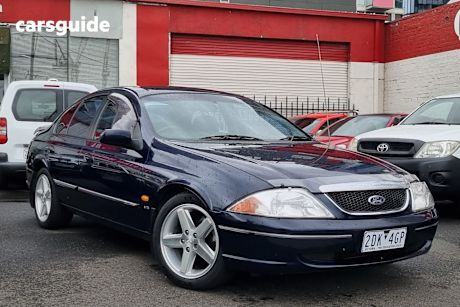 Blue 2001 Ford Fairmont Sedan Ghia
