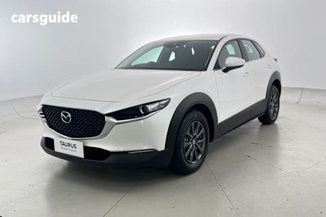 White 2023 Mazda CX-30 SUV G20 PURE F