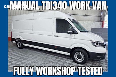 White 2023 Volkswagen Crafter Commercial 35 TDI340 F