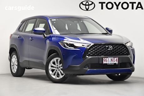 Blue 2024 Toyota Corolla Cross Wagon Gx 2Wd Hybrid