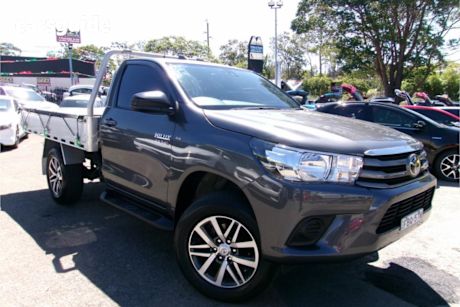 Grey 2023 Toyota Hilux Cab Chassis Sr (4X4)