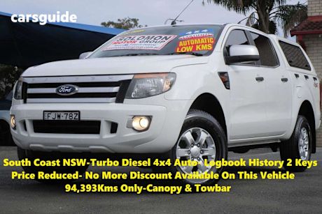 White 2015 Ford Ranger Dual Cab Utility Xls 3.2 (4X4)