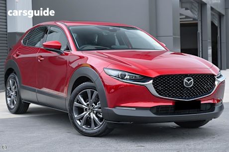 Red 2025 Mazda CX-30 SUV G25 ASTINA F
