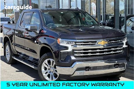 Black 2024 Chevrolet Silverado Ute Tray 1500 LTZ PREMIUM W/TECH PACK 4X4