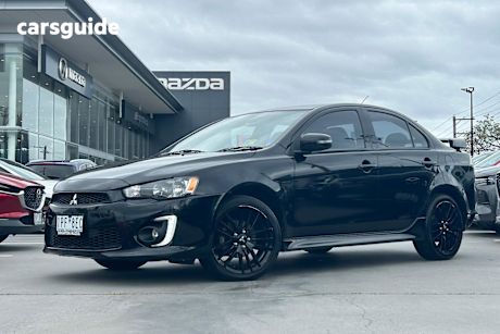 Black 2017 Mitsubishi Lancer Sedan BLACK EDITION F