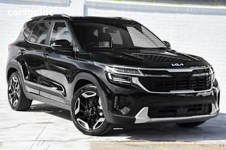 Black 2025 Kia Seltos SUV GT-LINE 4X4