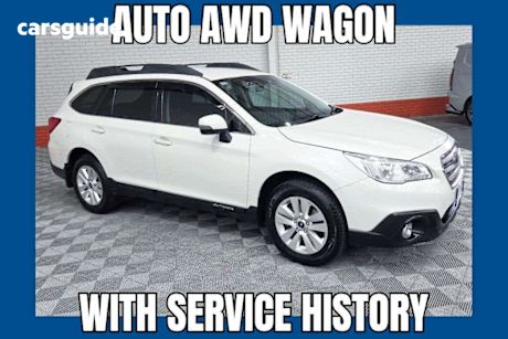 White 2017 Subaru Outback SUV 2.0D 4WD