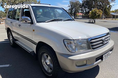 White 2003 Toyota Landcruiser SUV GXL 4X4