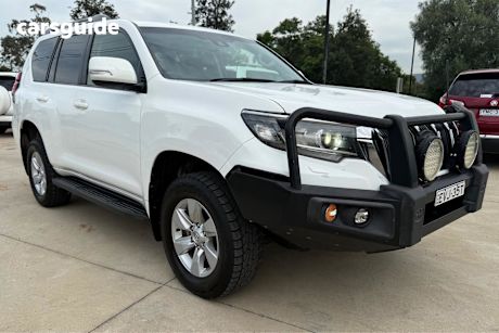 White 2018 Toyota Landcruiser Prado Wagon Gxl (4X4)