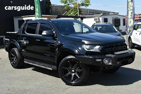 Black 2020 Ford Ranger Ute Tray WILDTRAK 4X4