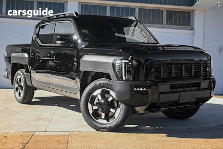 Black 2025 Kia Tasman Ute Tray X-LINE 4X4