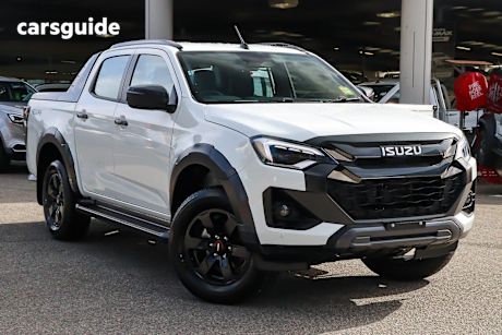 White 2025 Isuzu D-MAX Ute Tray X-TERRAIN 4X4