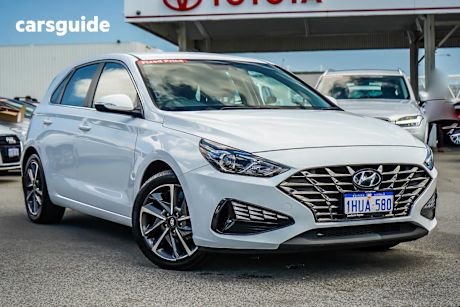 White 2022 Hyundai I30 Hatchback Active