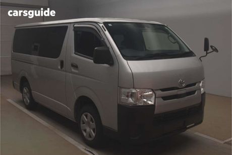 Silver 2019 Toyota HiAce Commercial