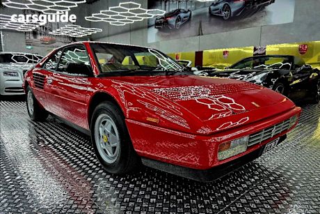 Red 1988 Ferrari Mondial Coupe R