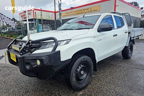 White 2018 Mitsubishi Triton Ute Tray GLX ADAS (4X4) MR MY19