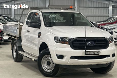 White 2021 Ford Ranger Ute Tray XL 4X4