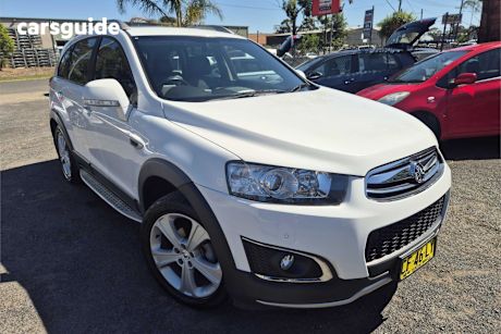 White 2015 Holden Captiva Wagon 7 Ltz (4X4)