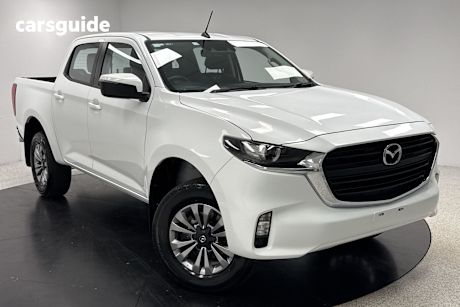 White 2023 Mazda BT-50 Ute Tray XT 4X4
